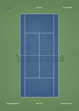 US Open Tennis Court