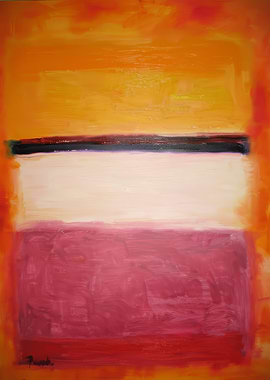 Abstract Color Block Painting