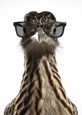Cool Roadrunner with Sunglasses