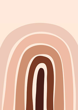 Boho Rainbow Neutral Tones