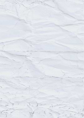 Crumpled White Paper Texture