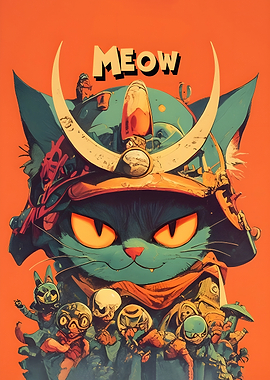 Samurai Cat Meow