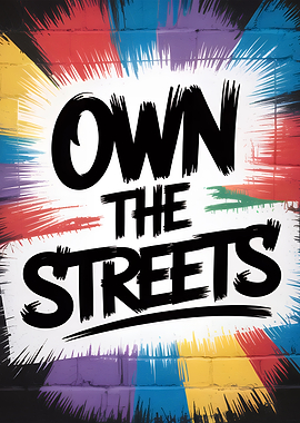 Own the Streets Graffiti Art