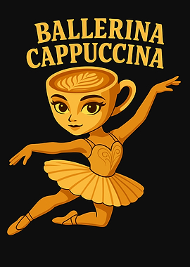 Ballerina Cappuccina Cartoon