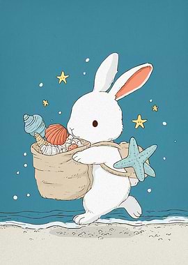 Bunny SeashellsBeach