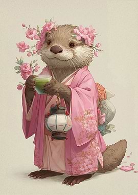 Otter Kimono Tea