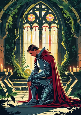 Knight in Prayer
