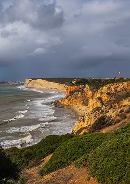 Algarve Coastline In Lagos, Portugal