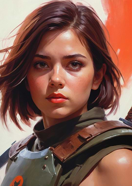 Female Warrior Portrait