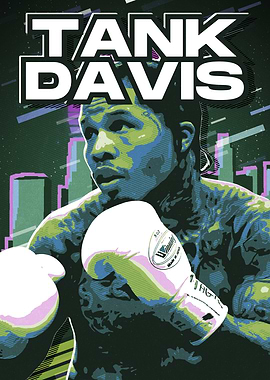 Tank Davis Boxing Art