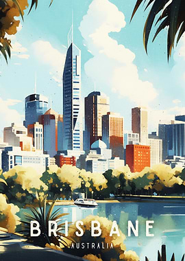 Brisbane Australia Cityscape