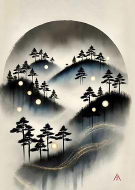 Spirit Grove in Mist Light