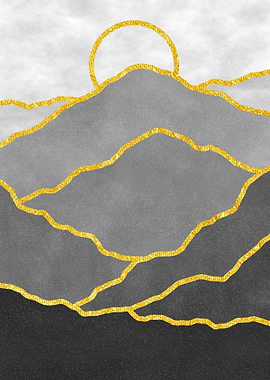 Golden Mountainscape