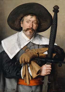 Portrait of a Man with Sword
