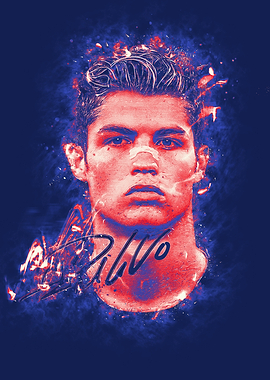 Cristiano Ronaldo Portrait Art
