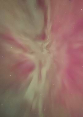 Aurora Borealis Pink and Green