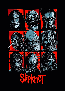 Slipknot Band Member Poster