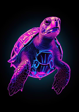 Neon Turtle