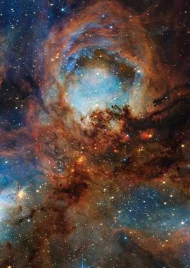 Cat's Paw Cosmic Nebula Cloud