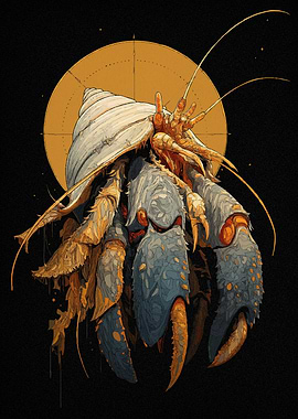 Hermit Crab Golden