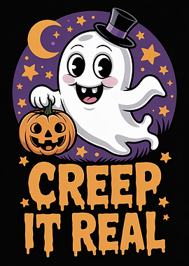 Creep It Real Halloween Ghost