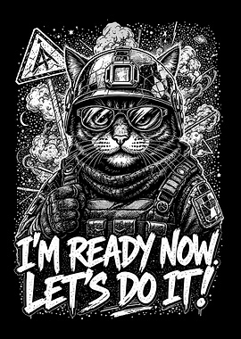 Ready Cat Soldier