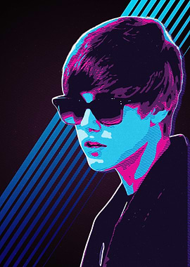 Justin Bieber Pop Art Portrait