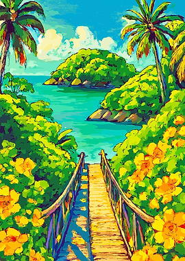 Tropical Island Bridge