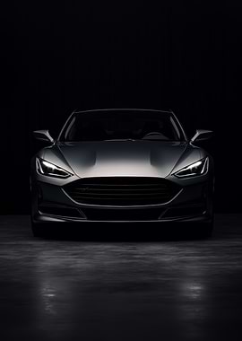 Sleek Silver Car