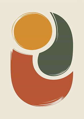 Abstract Geometric Shapes Art