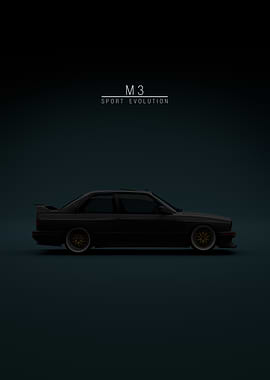 BMW M3 E30 Evo 3 Black