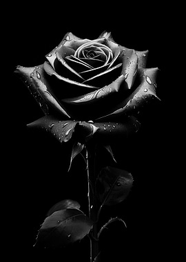 Monochrome Rose