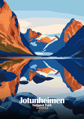 Jotunheimen National Park Norway Poster
