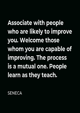 Seneca Quote on Improvement and Learning