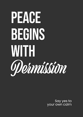 Peace Begins Inspirational Quote