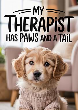 Dog Therapist Paws and Tail