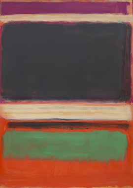 Abstract Color Field Painting