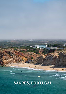 Sagres, Portugal: Coastal Beach View