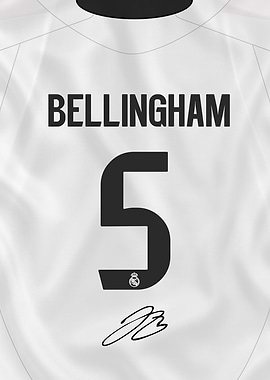 Bellingham Madrid Jersey Number 5