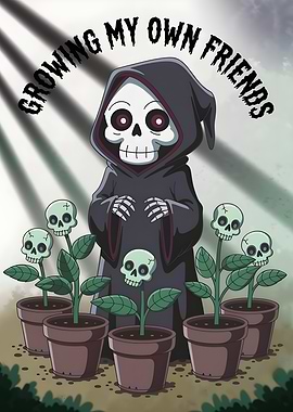 Growing My Own Friends Cartoon