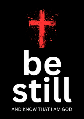Be Still Christian Art