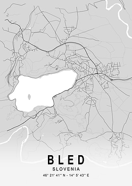 Bled, Light City Map
