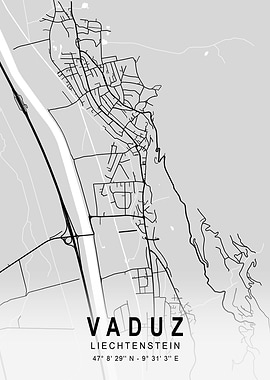 Vaduz Light City Map