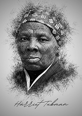 Harriet Tubman Portrait Sketch