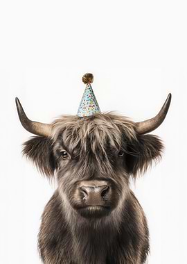 Yak with Party Hat