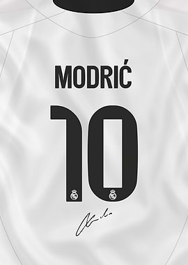 Modrić Madrid Jersey Number 10