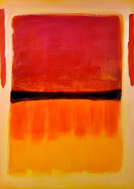 Abstract Color Field Painting