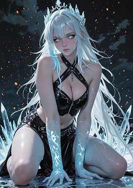 Ice Queen Digital Art