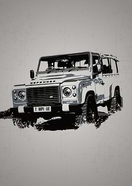 Land Rover Defender Illustration
