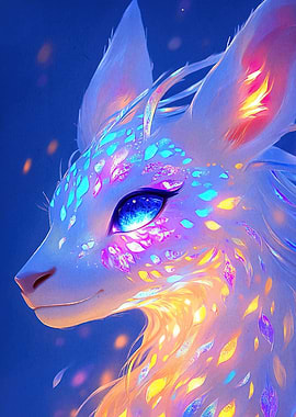 Luminous Fox Portrait